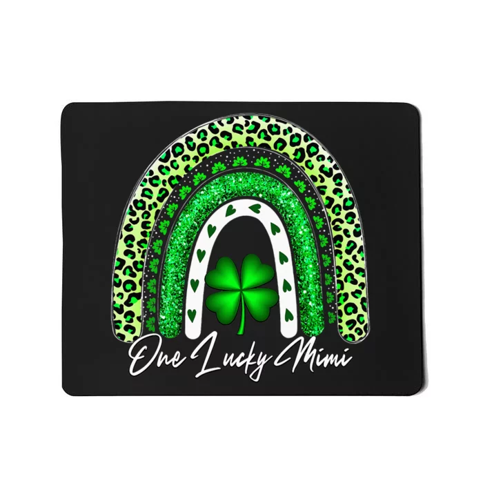 One Lucky Mimi Matching Family St Patricks Day Mimi Mousepad