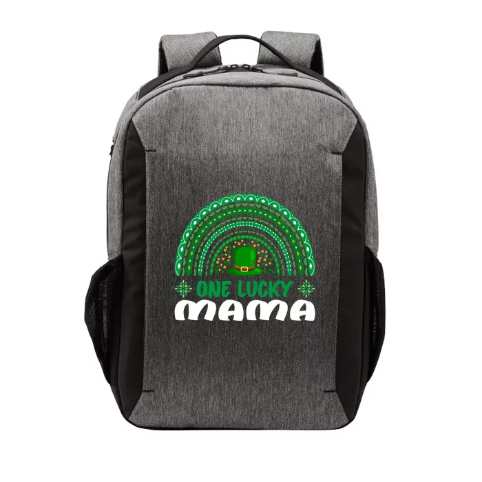 One Lucky Mama Gift St Patrick's Day Funny For Mama Cute Gift Vector Backpack