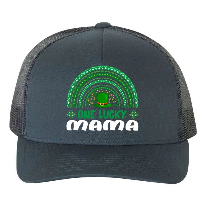 One Lucky Mama Gift St Patrick's Day Funny For Mama Cute Gift Yupoong Adult 5-Panel Trucker Hat