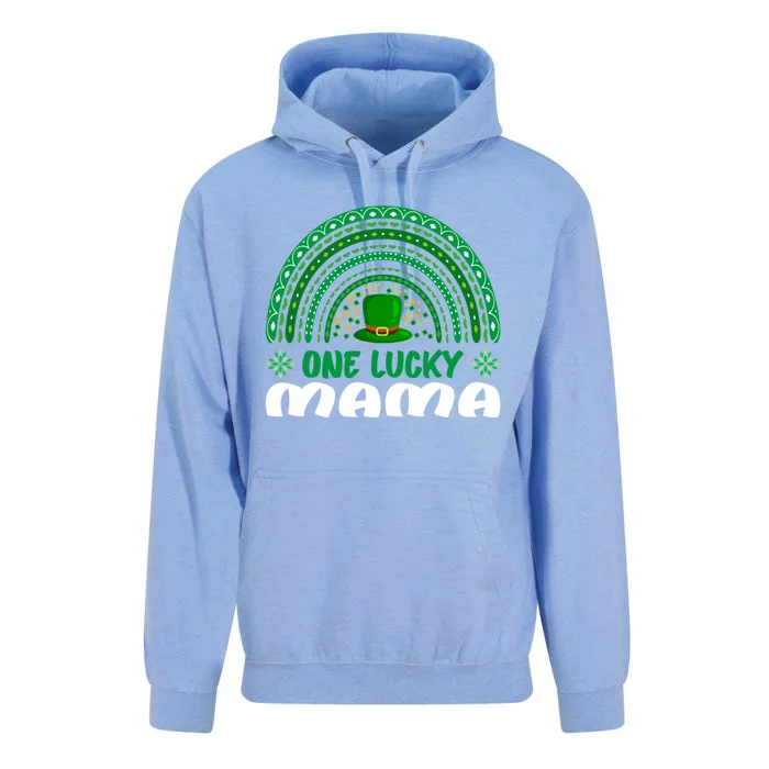 One Lucky Mama Gift St Patrick's Day Funny For Mama Cute Gift Unisex Surf Hoodie