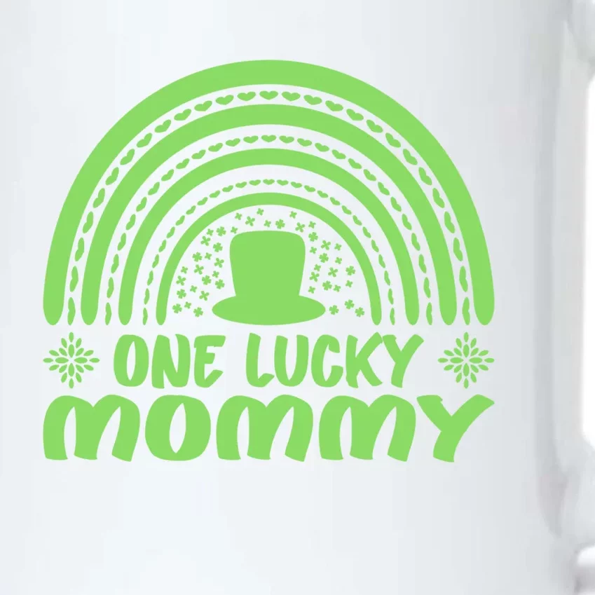 One Lucky Mommy Gift St Patrick's Day Funny For Mommy Gift Black Color Changing Mug