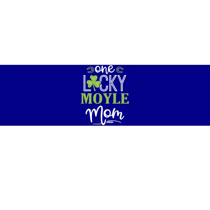 One Lucky Moyle Horse Mom Irish Horseback Riding Gift Bumper Sticker