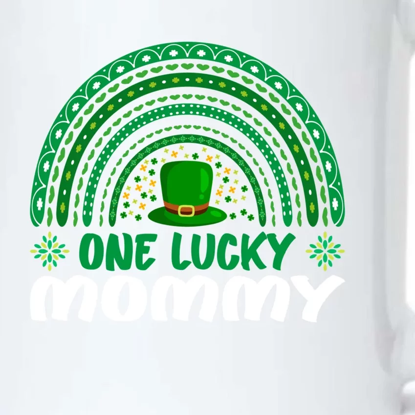 One Lucky Mommy Gift St Patrick's Day Funny For Mommy Gift Black Color Changing Mug