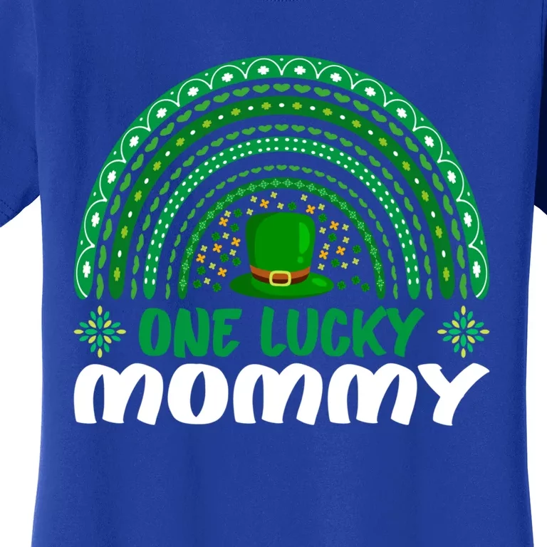 One Lucky Mommy Gift St Patrick's Day Funny For Mommy Gift Women's T-Shirt