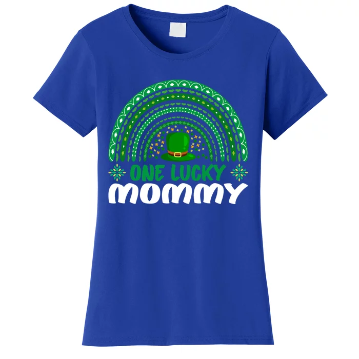 One Lucky Mommy Gift St Patrick's Day Funny For Mommy Gift Women's T-Shirt