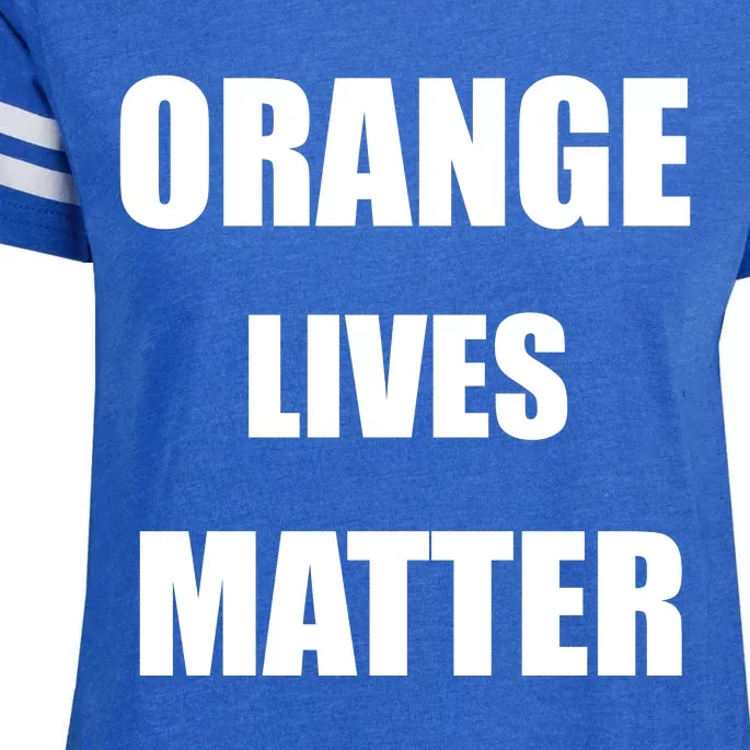 Orange Lives Matter Enza Ladies Jersey Football T-Shirt