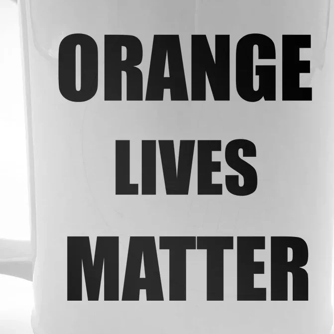 Orange Lives Matter Front & Back Beer Stein