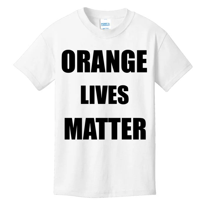 Orange Lives Matter Kids T-Shirt