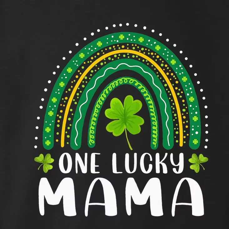 One Lucky mama Leopard green Rainbow St Patrick’s Day Toddler Hoodie