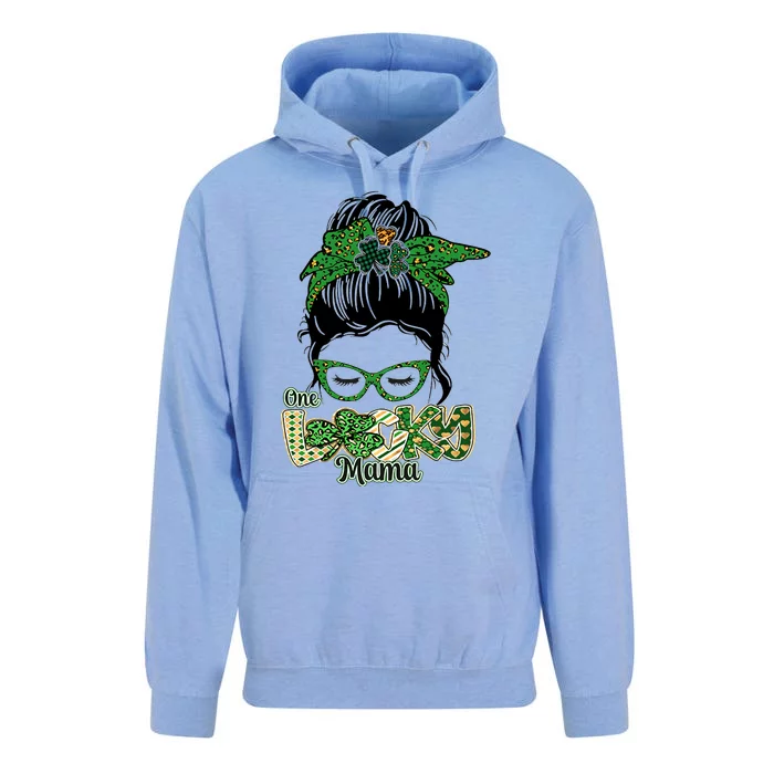 One Lucky Mama St Patrick's Day Gift For Mother Mom Lover Trending Gift Idea Unisex Surf Hoodie