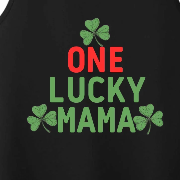 One Lucky Mama St Patricks Day Performance Tank