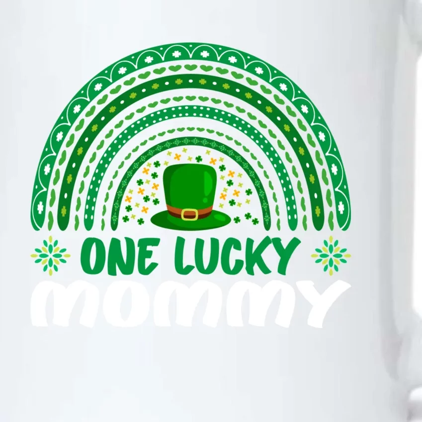 One Lucky Mommy Great Gift St Patrick's Day Funny For Mommy Cool Gift Black Color Changing Mug