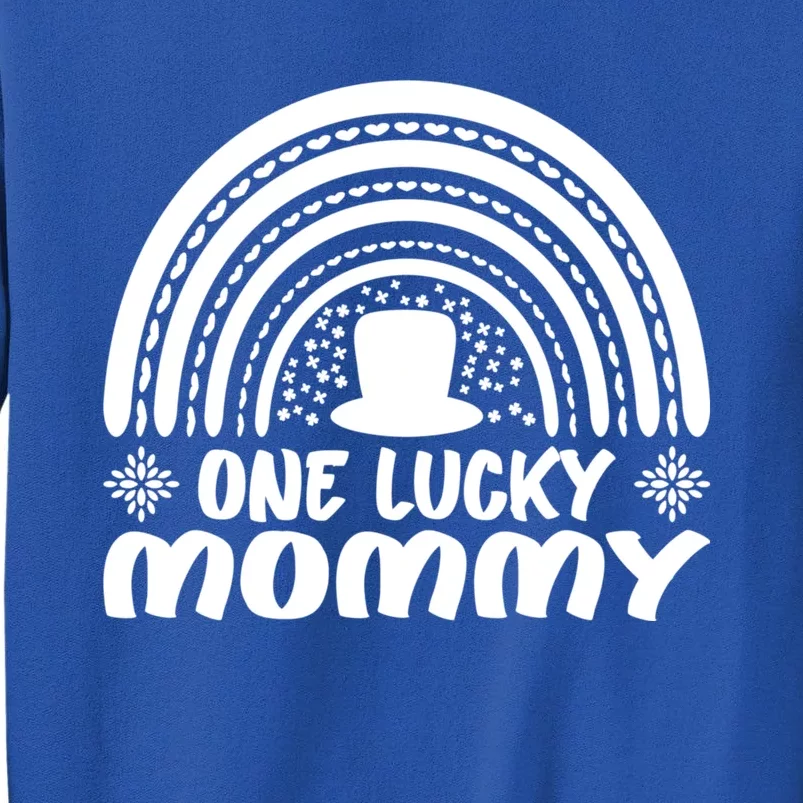 One Lucky Mommy Cool Gift St Patrick's Day Funny For Mommy Cute Gift Tall Sweatshirt