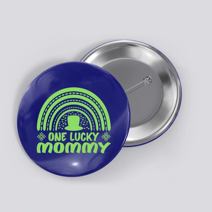 One Lucky Mommy Gift St Patrick's Day Funny For Mommy Cool Gift Button