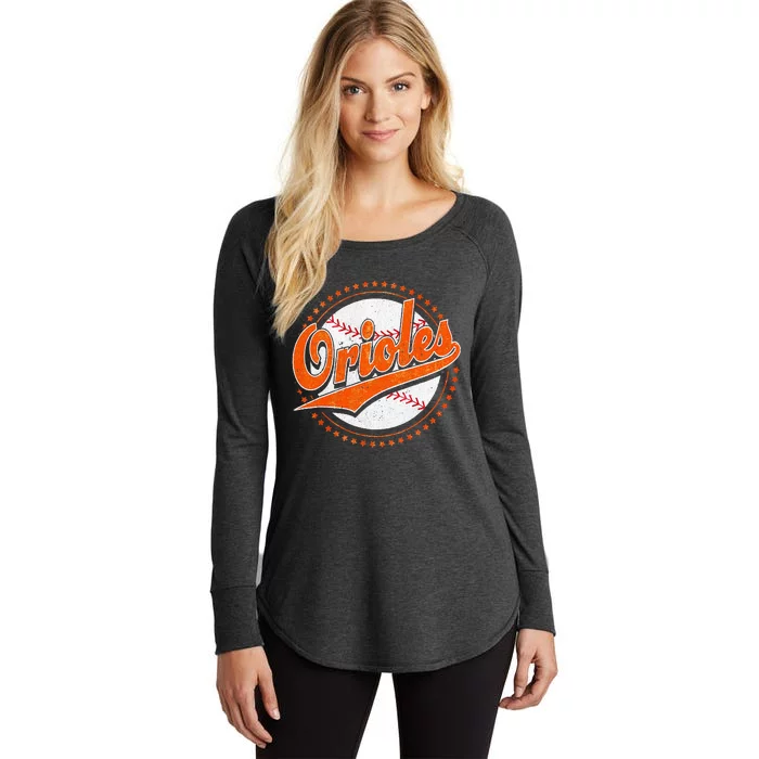 Orioles Last Name Personalized Costume First Name Women's Perfect Tri Tunic Long Sleeve Shirt