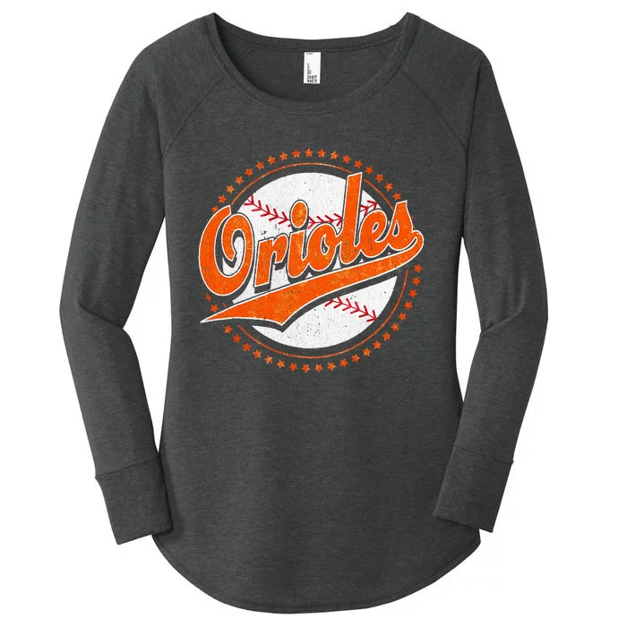 Orioles Last Name Personalized Costume First Name Women's Perfect Tri Tunic Long Sleeve Shirt