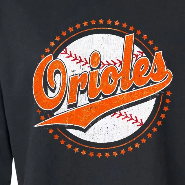 Orioles Last Name Personalized Costume First Name Cropped Pullover Crew