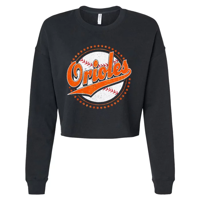 Orioles Last Name Personalized Costume First Name Cropped Pullover Crew