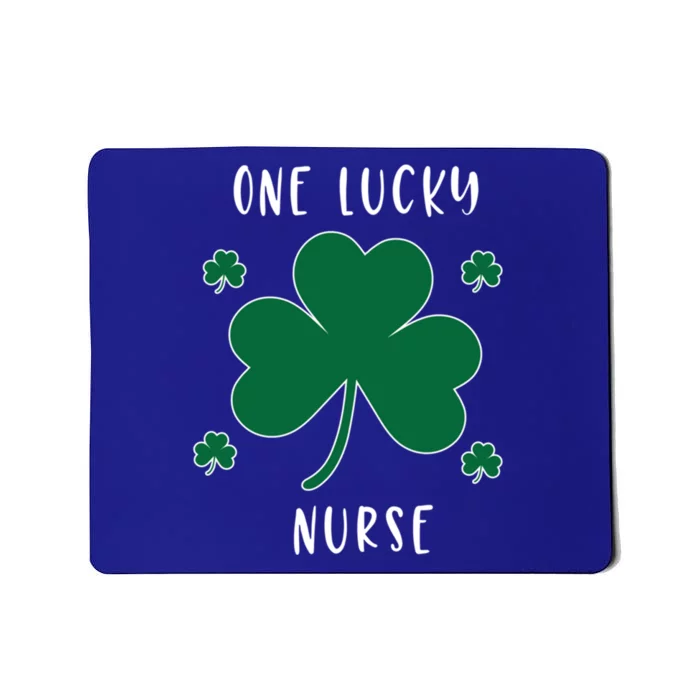 One Lucky Nurse St Patrick's Day Irish Shamrock Nurse Great Gift Mousepad