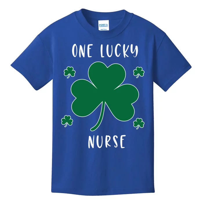 One Lucky Nurse St Patrick's Day Irish Shamrock Nurse Great Gift Kids T-Shirt