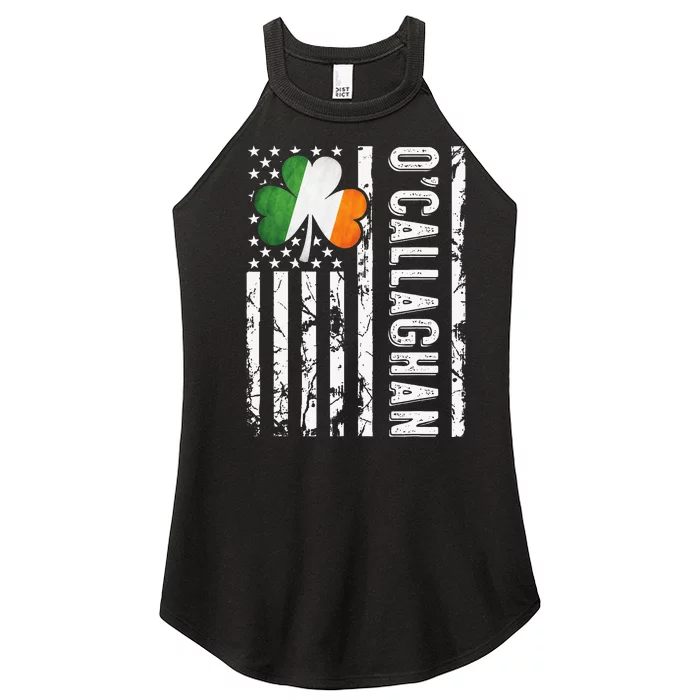 O'Callaghan Last Name Irish Pride Flag St Patrick's Day Women’s Perfect Tri Rocker Tank