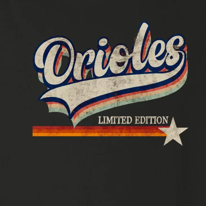 Orioles Last Name Pride Classic Orioles Limited Edition Toddler Long Sleeve Shirt