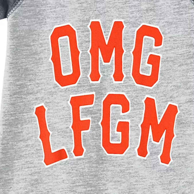 Omg Lfgm New York Infant Baby Jersey Bodysuit