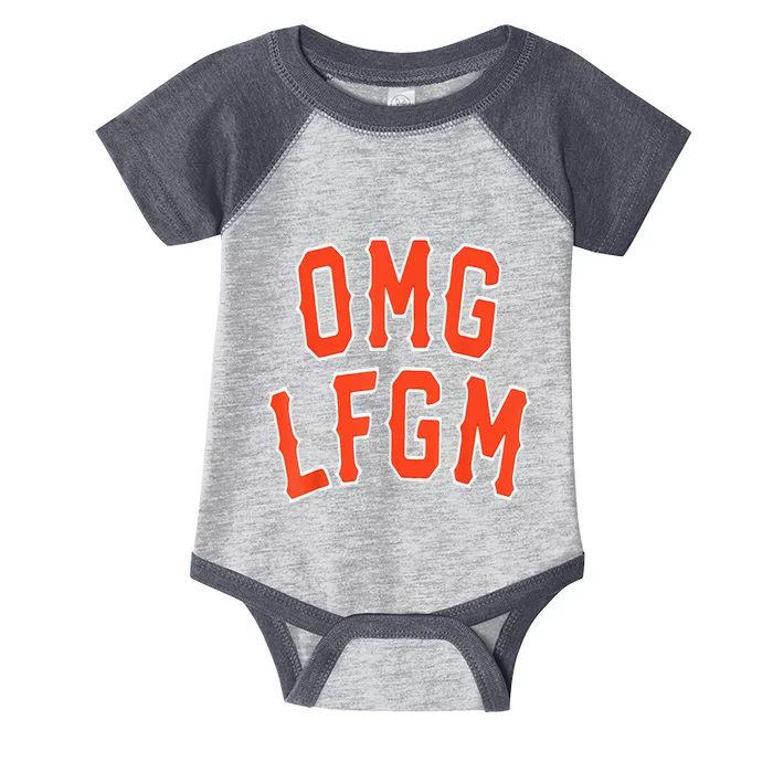 Omg Lfgm New York Infant Baby Jersey Bodysuit