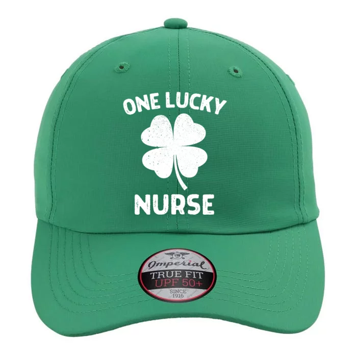 One Lucky Nurse St Patricks Day Green Shamrock Leaf The Original Performance Cap