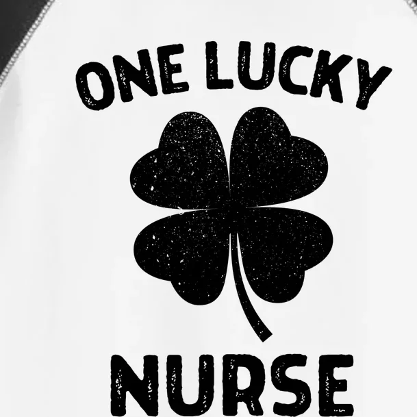 One Lucky Nurse St Patricks Day Green Shamrock Leaf Toddler Fine Jersey T-Shirt