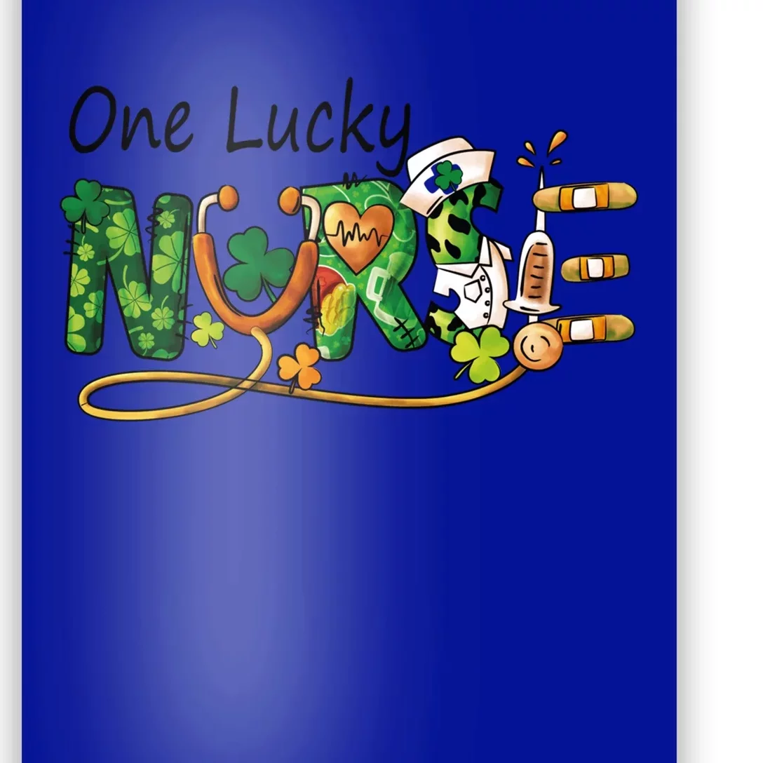 One Lucky Nurse St Patricks Day Irish Nurse Cute Gift Poster