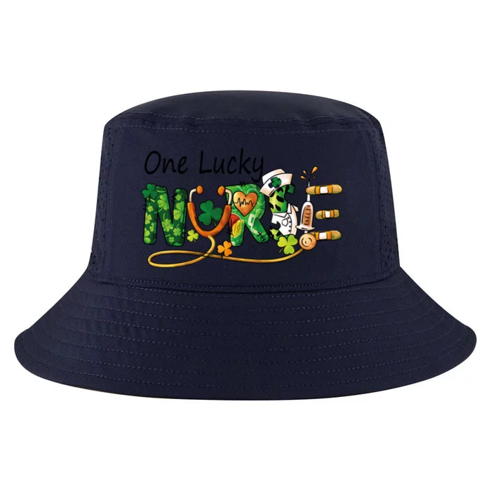 One Lucky Nurse St Patricks Day Irish Nurse Cute Gift Cool Comfort Performance Bucket Hat