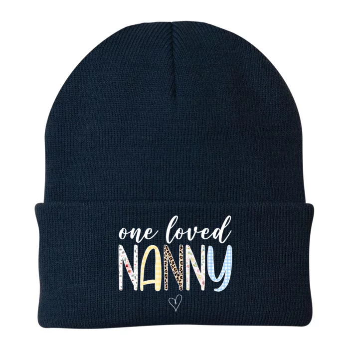 One Loved Nanny Cute Gift Knit Cap Winter Beanie