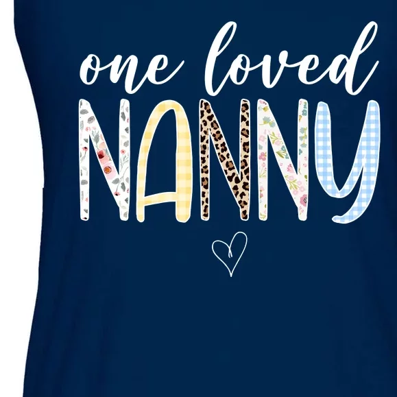 One Loved Nanny Cute Gift Ladies Essential Flowy Tank