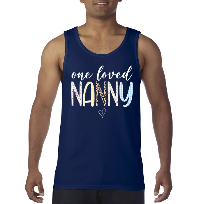 One Loved Nanny Cute Gift Tank Top