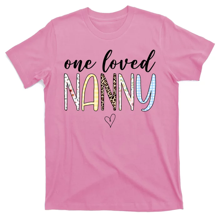 One Loved Nanny Cute Gift T-Shirt