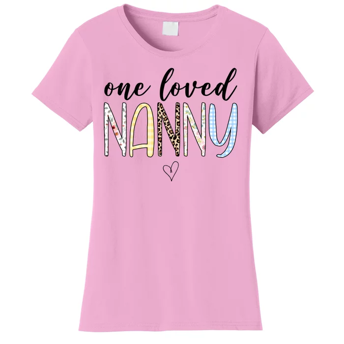 One Loved Nanny Cute Gift Women's T-Shirt