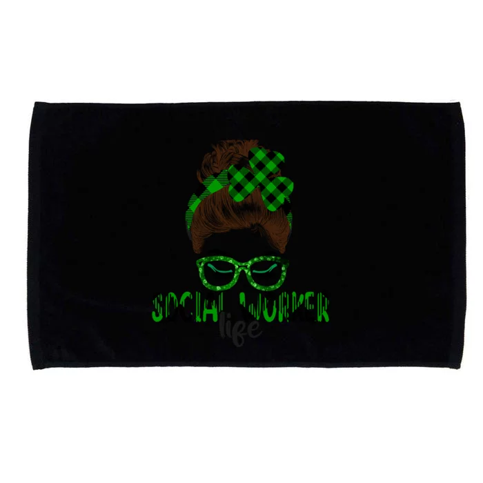 One Lucky Nurse Funny St Patricks Day Irish Nurses Shamrock Funny Gift Microfiber Hand Towel