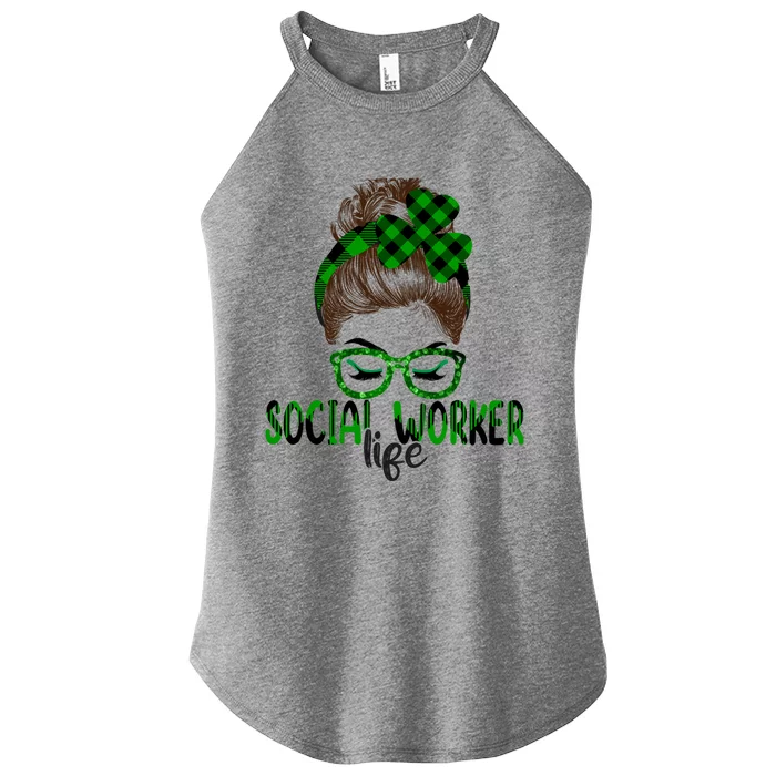 One Lucky Nurse Funny St Patricks Day Irish Nurses Shamrock Funny Gift Women’s Perfect Tri Rocker Tank