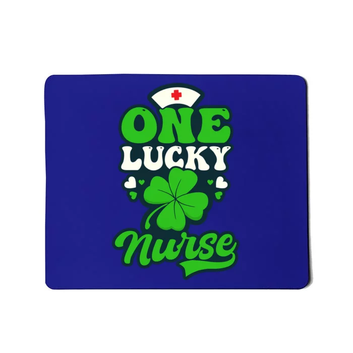 One Lucky Nurse Design St Patricks Nurse Gift Mousepad