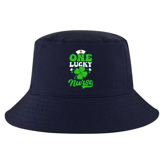 One Lucky Nurse Design St Patricks Nurse Gift Cool Comfort Performance Bucket Hat