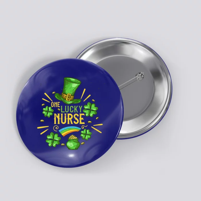 One Lucky Nurse Shamrock For Rn Student St Patricks Day Gift Button