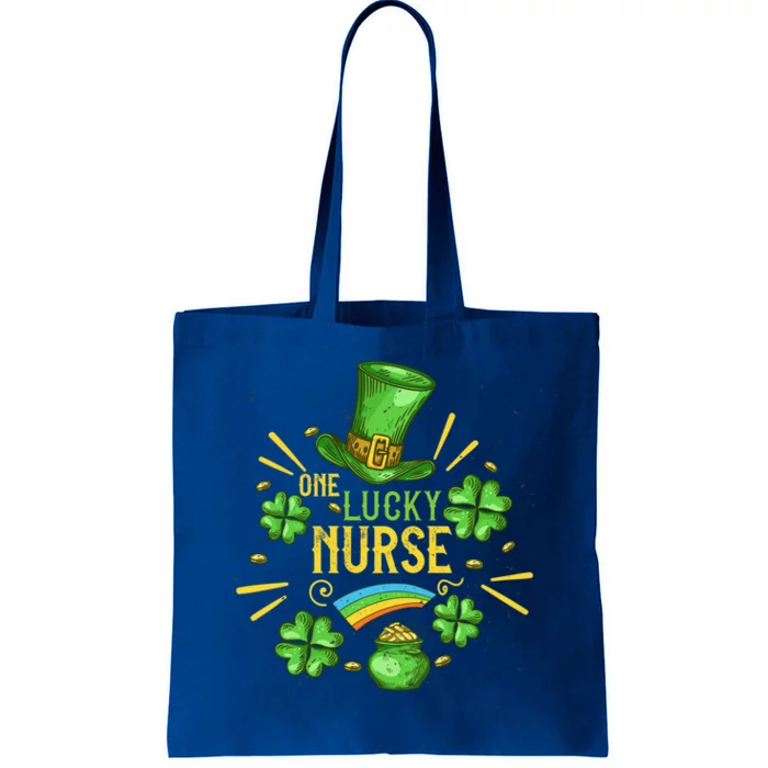 One Lucky Nurse Shamrock For Rn Student St Patricks Day Gift Tote Bag