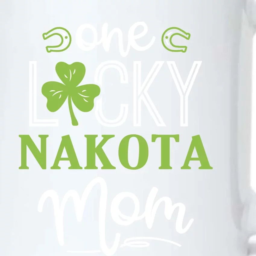 One Lucky Nakota Horse Mom Irish Horseback Riding Meaningful Gift Black Color Changing Mug