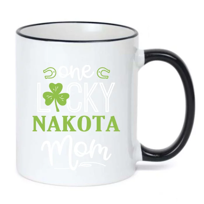 One Lucky Nakota Horse Mom Irish Horseback Riding Meaningful Gift Black Color Changing Mug