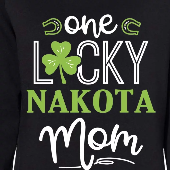 One Lucky Nakota Horse Mom Irish Horseback Riding Meaningful Gift Womens California Wash Sweatshirt