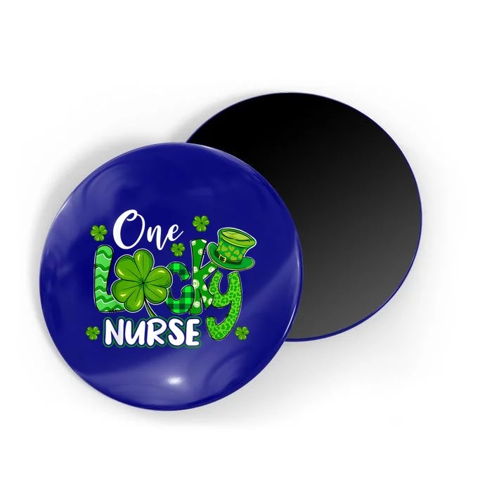 One Lucky Nurse Shamrocks Rpn Rn Er St Patricks Day Nursing Gift Magnet