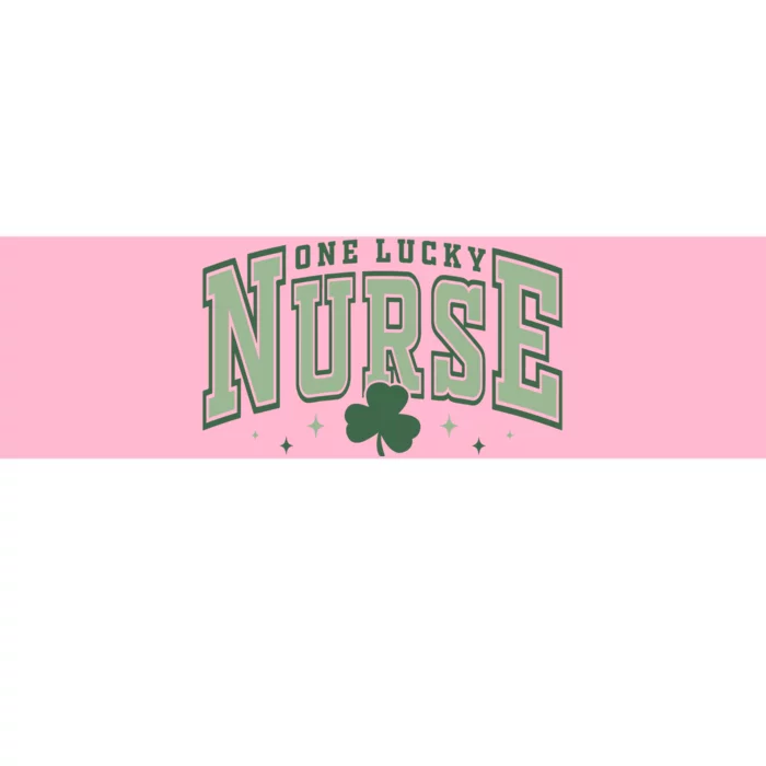 One Lucky Nurse St Patricks Day Bumper Sticker