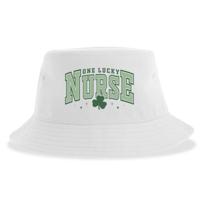 One Lucky Nurse St Patricks Day Sustainable Bucket Hat