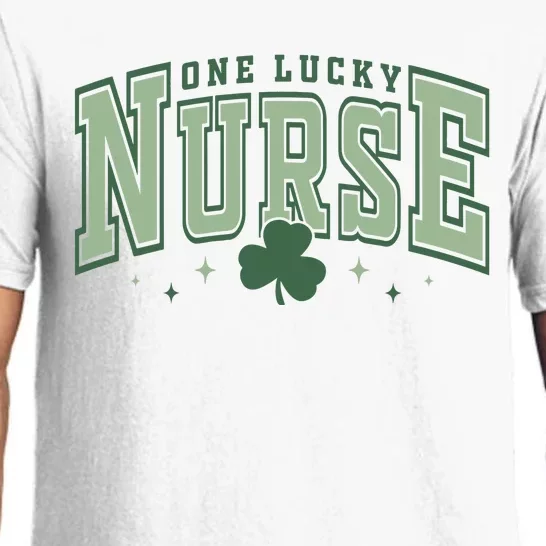 One Lucky Nurse St Patricks Day Pajama Set